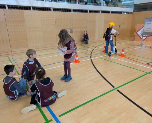 3 Puchenau beim Scooterbewerb