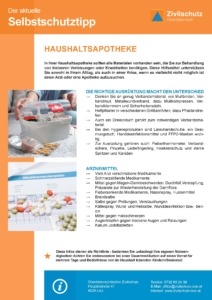 Selbstschutztipp_Haushaltsapotheke